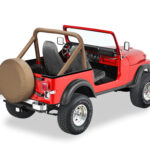 Bestop Überrollbügelpolster Tan CJ5: 80 - 83 | CJ7: 80 - 86