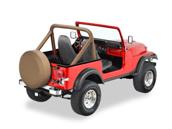 Bestop Überrollbügelpolster Tan CJ5: 80 - 83 | CJ7: 80 - 86