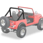 Bestop Überrollbügelpolster Black Denim CJ5: 80 - 83 | CJ7: 80 - 86