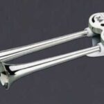 Doppelhorn verchromt 38/42 cm