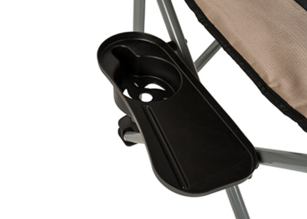 ARB ALUMINIUMKLAPPSTUHL MIT ABLAGE UND GETRÄNKEHALTER, BIS 150KG