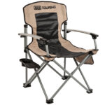 ARB ALUMINIUMKLAPPSTUHL MIT ABLAGE UND GETRÄNKEHALTER, BIS 150KG