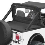 Bestop Duster Laderaumabdeckung inkl. Schienensystem ohne Gestänge Black Crush CJ7: 80 - 86 | YJ: 87 - 91