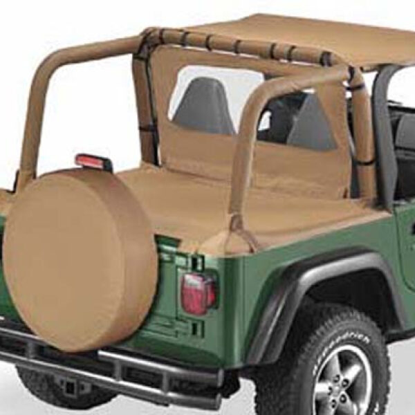 Duster-Laderaumabdeckung in Verbindung mit Supertopgestänge Spice