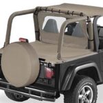 Duster Laderaumabdeckung ohne Gestänge (Hardtopersatz) Dark Tan