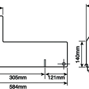 Abdeckhaube M6000 - XD9000 Relaiskasten seitlich