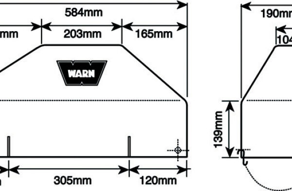 Abdeckhaube M 6000 XD9000i Relaiskasten über Trommel