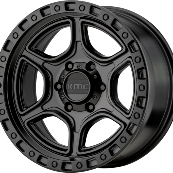 Alu Felge 8,5 x 17 ET +18 KMC KM539 PORTAL schwarz Jeep Wrangler JK / JL ab BJ 07 KM KMC539 PORTAL Satin Black