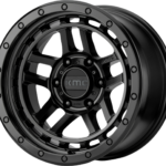 Alu Felge 8,5 x 17 ET +18 KMC KM540 RECON schwarz Jeep Wrangler JK / JL ab BJ 07- KM54078550718 SATIN BLACK mit TÜV