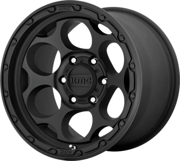 Alu Felge 8,5 x 17 ET +18 KMC KM541 DIRTY HARRY Black Jeep Wrangler JK / JL ab BJ 07- KMC Wheels KM54178550718 mit TÜV