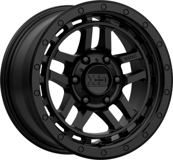 Alu Felge 8,5 x 17 ET +18 KMC KM540 RECON schwarz Jeep Wrangler JK / JL ab BJ 07- KM54078550718 SATIN BLACK mit TÜV