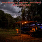 ARB Touring Markise Serie inklusive LED Leiste 2500mm breit 2500mm lang