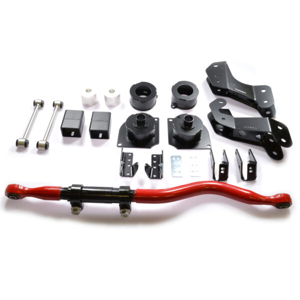 EVO MFG Overland Boost Kit 2,5" Spacer inkl. TÜV-Teilegutachten mit Stoßdämpferverlängerungen