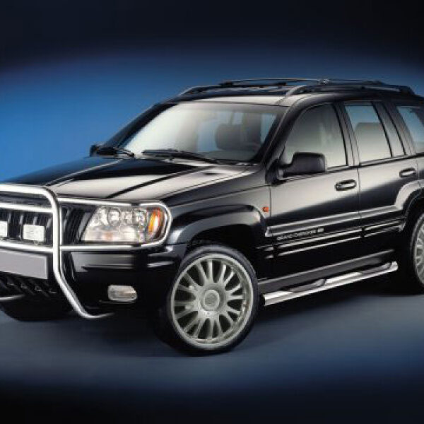 Trittbretter mit Alu Riffelblech WJ/WG