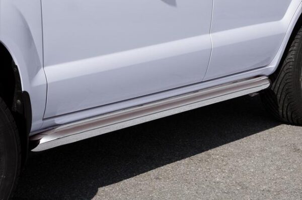 Seitliche Schwellerrohre (Satz) Ø 76 mm, Edelstahl handpoliert