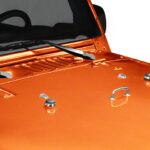 Rugged Ridge Motorhauben Kit Windshield Tie Down Kit stainlessWrangler JK 07-12