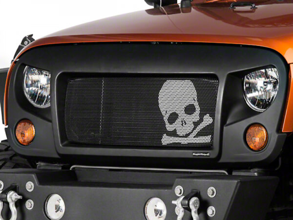 Rugged Ridge Spartan Kühlergrilleinsatz Totenkopf Jeep JK 07-18