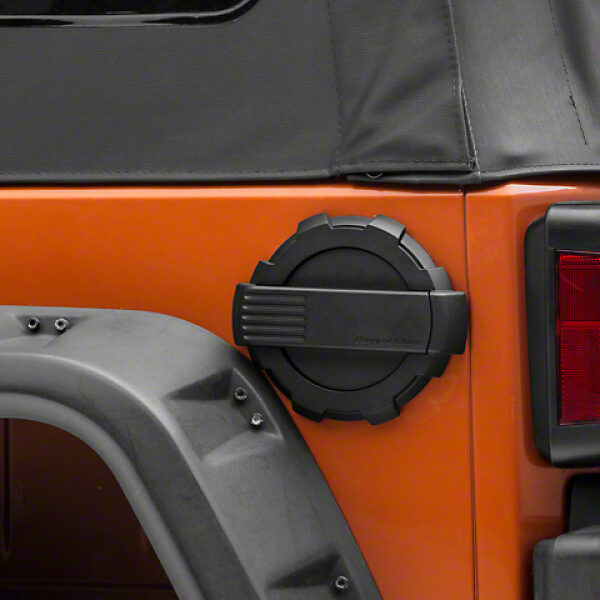 Rugged Ridge Elite Fuel Door/ Tankdeckel Jeep Wrangler JK BJ 07-18 schwarz