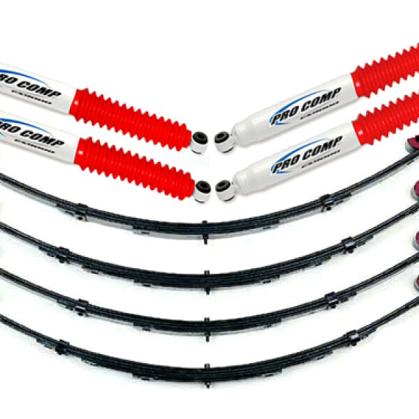 Pro Comp Komplettfahrwerk +2,5" = 65mm YJ Bj: 87-8.96 mit Pro Comp Stoßdämpfern
