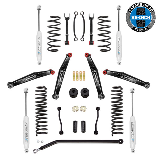 Fahrwerk Serie 2 +4'' mit ProComp Stoßdämpfer Wrangler JK