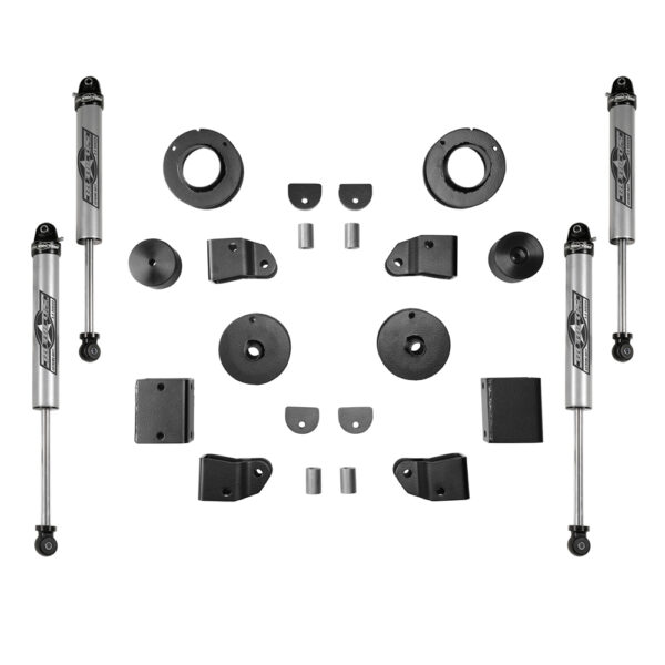 Fahrwerk Economy Kit Rubicon Express +2" = 50mm mit TÜV-Teilegutachten mit RXJ Stoßdämpfer