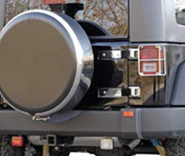 Reifencover, Edelstahl/Kunststoff, Wrangler JK, 07-