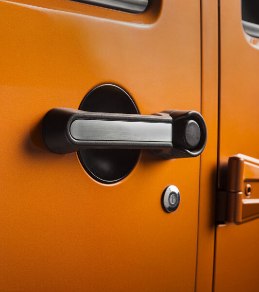 Rugged Ridge Door Handle Inserts/ Türgriff Inlay Jeep Wrangler JK, vier Türer BJ 07-18 lackierbar