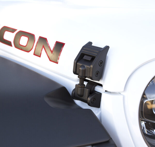 Rugged Ridge Hood Catch, Black/ Motorhauben Halter schwarz Wrangler JL