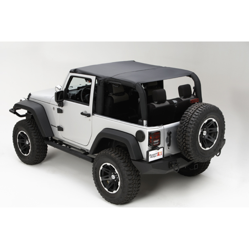 ISLAND TOPPER Soft Top, Black Diamond, robuste RIDGE JK-Februar