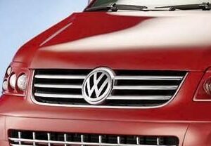 Kühlergrillstreben verchromt, VW Bus T5 Multivan