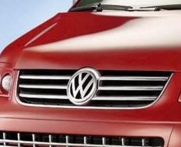Kühlergrillstreben verchromt, VW Bus T5 Multivan