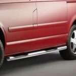 Schwellerrohre mit Trittflächen Ø 60 mm, Edelstahl verchromt, ku