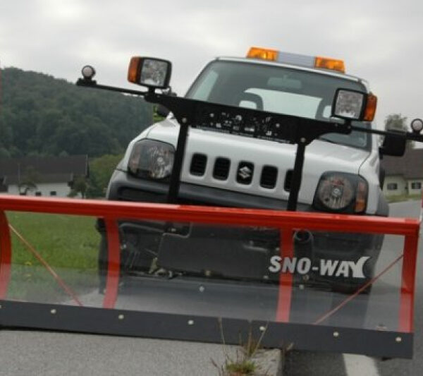 SNO-WAY Schneepflug 203x55 cm mit Niveauausgleich, inkl. Fernbedienung