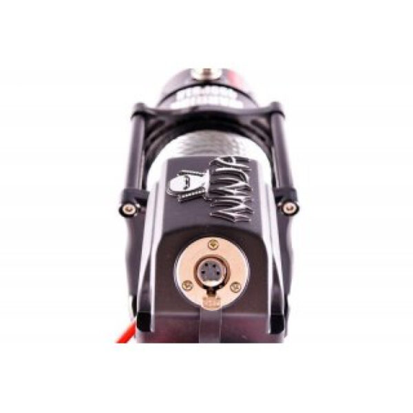 ATV/UTV Quad Elektrische Seilwinde Warrior NINJA 4500LB 2 t 12 V Kunststoffseil