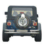 Doppelrohr Heckstoßstange mit Tüv D 75mm TJ