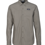 MAN COTTON SHIRT LONG SLEEVES J5S Gr. L Dusky Green