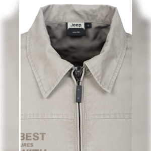 MAN COTTON SHORT JACKET J5S Gr. L Grey Dawn