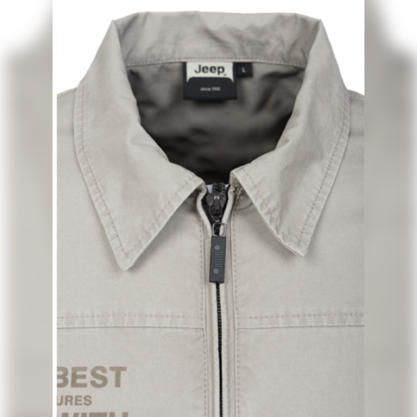 MAN COTTON SHORT JACKET J5S Gr. L Grey Dawn