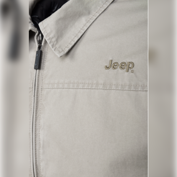 MAN COTTON SHORT JACKET J5S Gr. L Grey Dawn