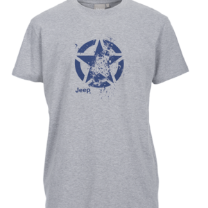 MAN T-SHIRT "Star Vintage" J6S Gr. L light grey