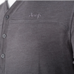 MAN GRANDAD NECK T-SHIRT SHORT SLEEVES J4W Gr.L Dark grey