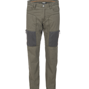 MAN TROUSERS W/ ZIPPED MESH POCKETS Gr.50 Dusky Green