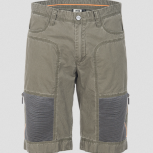 MAN SHORTS W/ ZIPPED MESH POCKETS Gr.50 Dusky Green