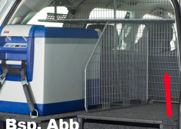 Montagestück für Ladeschutzgitter für Schubladen mit Auszug, links