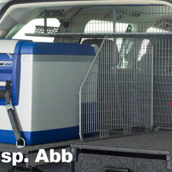 Montagestück für Ladeschutzgitter für Schubladen mit Auszug, links