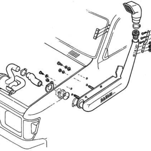 Safari-Snorkel Hilux '89-'97, SS106HF
