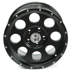 Dura Trail Alufelge schwarz 9x17 ET -16 mit TÜV-Gutachten - Wrangler JK 07-