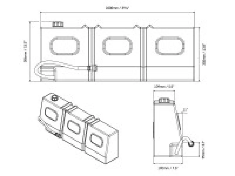 Front Runner abgeflachter Wassertank 50L