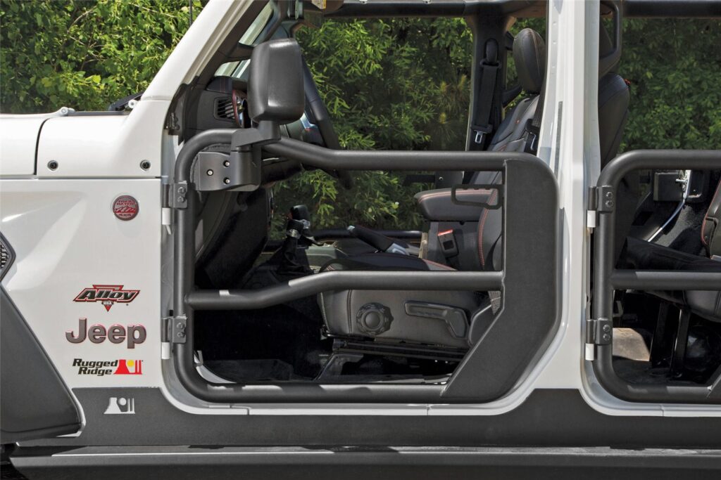 Rugged Ridge Front Tube Doors; Halbtüren in Rohr-Optik vorne Wrangler JL 18-