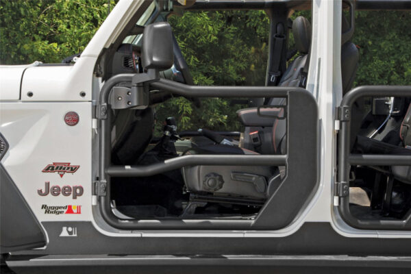 Rugged Ridge Front Tube Doors; Halbtüren in Rohr-Optik vorne Wrangler JL 18-